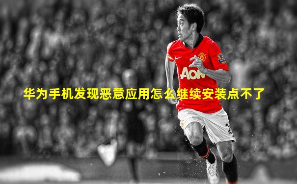 华为手机发现恶意应用怎么继续安装点不了