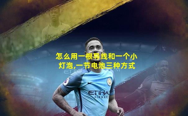 怎么用一根导线和一个小灯泡,一节电池三种方式