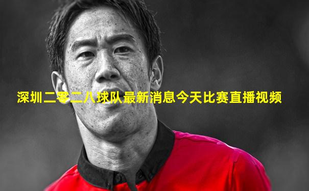深圳二零二八球队最新消息今天比赛直播视频