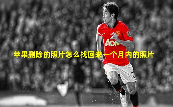 苹果删除的照片怎么找回来一个月内的照片