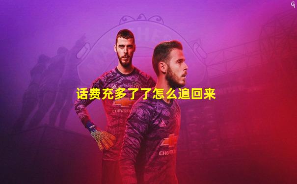 话费充多了了怎么追回来